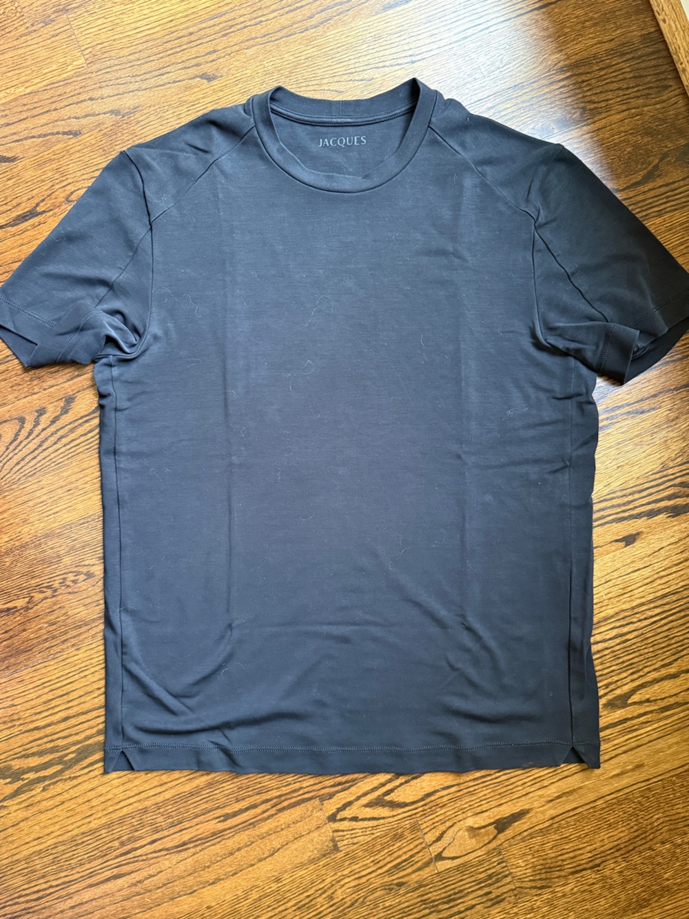 Men's Black Short Sleeve Crewneck Tee